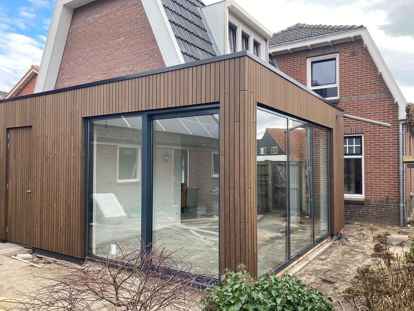 Uitbouw aanbouw woning